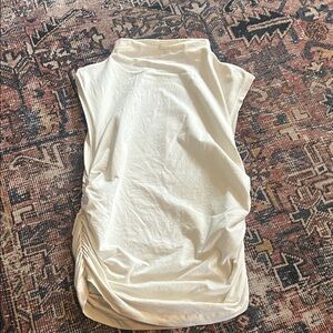 Anthropologie Cream Sleeveless Tank Top